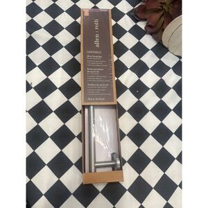 Allen + Roth Latitude 2 18-in Towel Bar Brushed Nickel Bathroom Hardware Mount